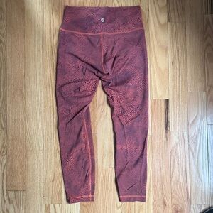 Lululemon Athletica Rust Leggings